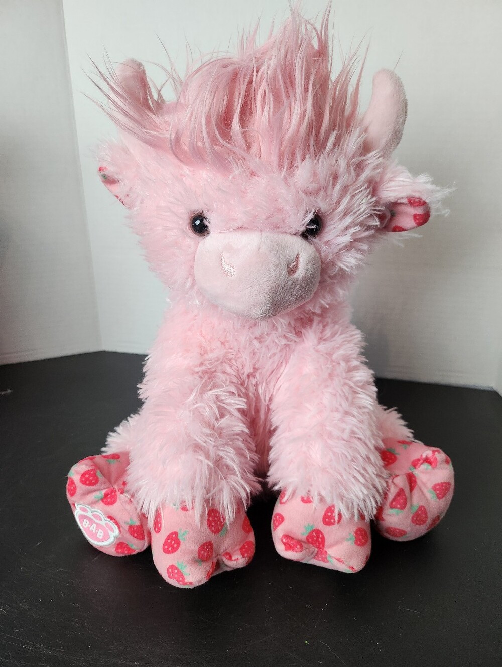 Build A Bear BAB Strawberry Highland Cow Stuffed Animal
Pink Plush 2024 Rare
